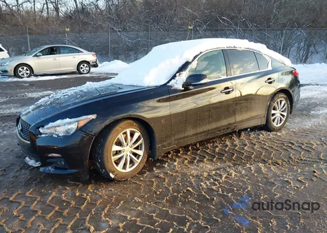 2015 Infiniti Q50 Premium из США, поврежденный, VIN JN1BV7AR5FM403069